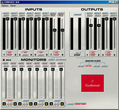 Console 8/4 Software