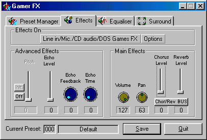 Gamer FX Software